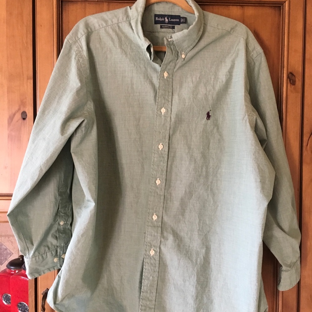 Men’s Ralph Lauren Classic Fit Dress Shirt 17 1/2
